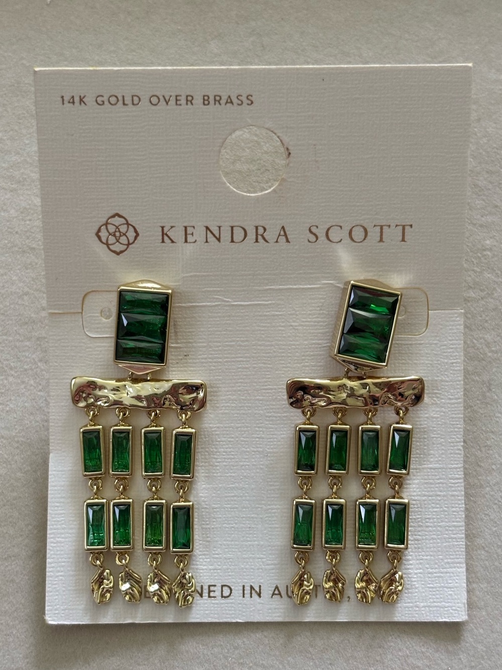 Kendra Scott Jessa Crystal Tassel Earrings